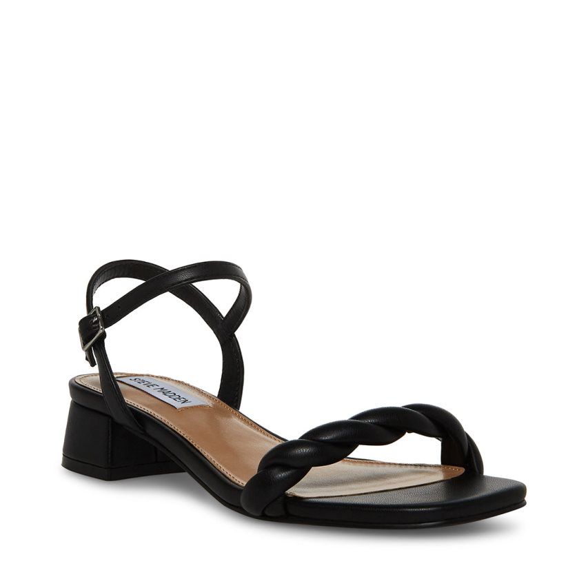 Sandalias Tacones Steve Madden Magnetic Mujer Negras | ES JM140E